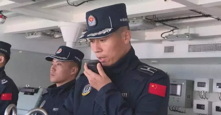 Fujian coast guard conducts law enforcement, control drills near Taiwan Island