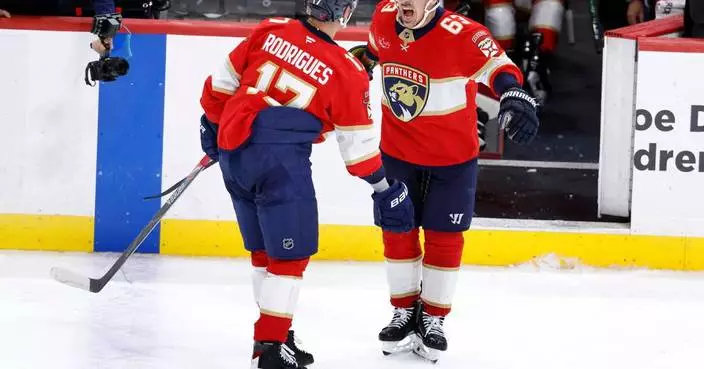 Panthers pay tribute to Brad Marchand’s 1,000th point with pregame ceremony