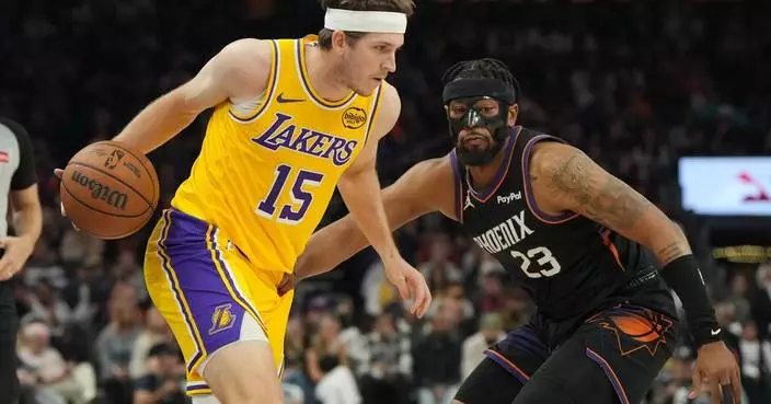 Lakers' Austin Reaves could miss at least a month with a strained left calf