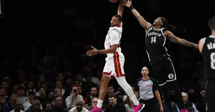 Heat beat the Nets 106-95 to snap a 5-game losing streak