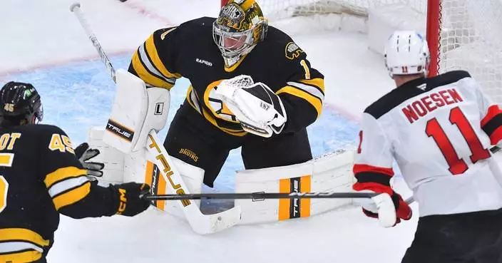 Morgan Geekie scores 22nd goal and Jeremy Swayman stops 29 shots as Bruins beat Devils 4-1