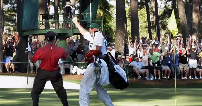 Tiger Woods’ father said Woods will hit shots people talk about for 30 years. Earl was right