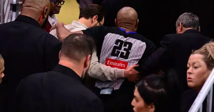 NBA official Tre Maddox suffers leg injury during Bulls-Cavaliers game