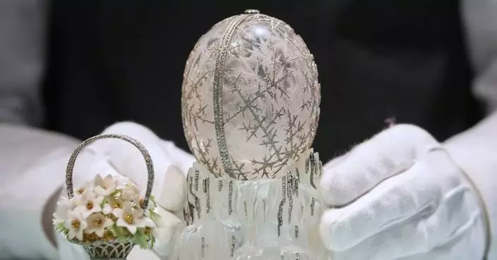 Crystal Fabergé egg crafted for Russian royalty shatters record and sells for $30.2 million