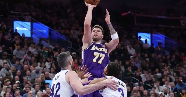 LeBron James cites ‘Luka magic’ as Doncic has 45-point triple-double