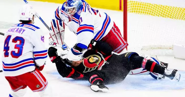 Panarin reaches 900 NHL points, Rangers beat Senators 4-2 for NHL-best 12th road victory