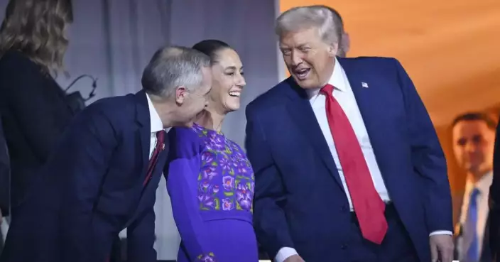 Trump meets Mexican President Sheinbaum in person for the first time at World Cup draw