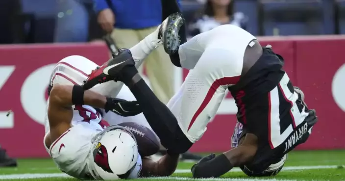 Falcons cornerback Mike Hughes is unlikely to return from ankle injury against the high-scoring Rams