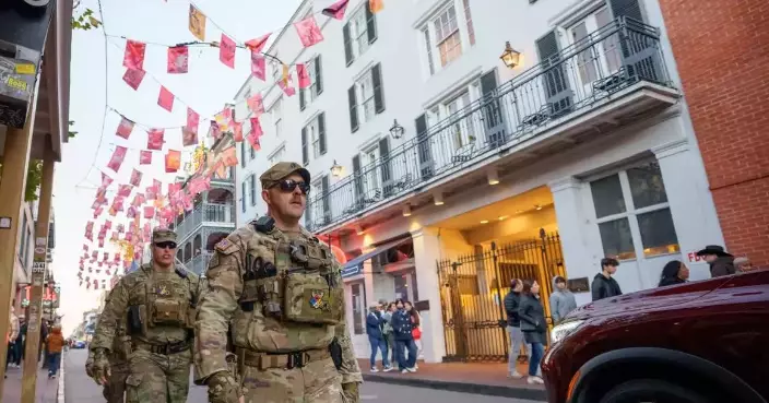 National Guard arrives in New Orleans for 1st New Year's since Bourbon Street attack
