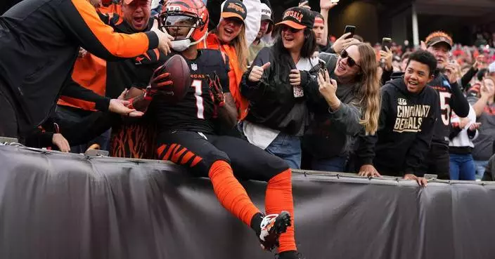 Ja’Marr Chase has two TD catches as Bengals breeze past Cardinals 37-14