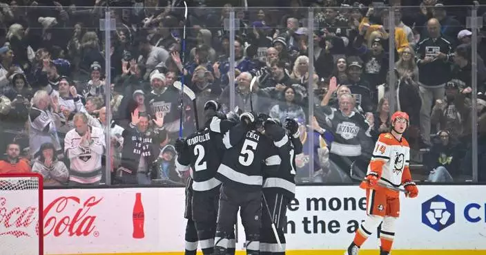Alex Laferriere nets hat trick as Kings end scoring funk in 6-1 win over Ducks