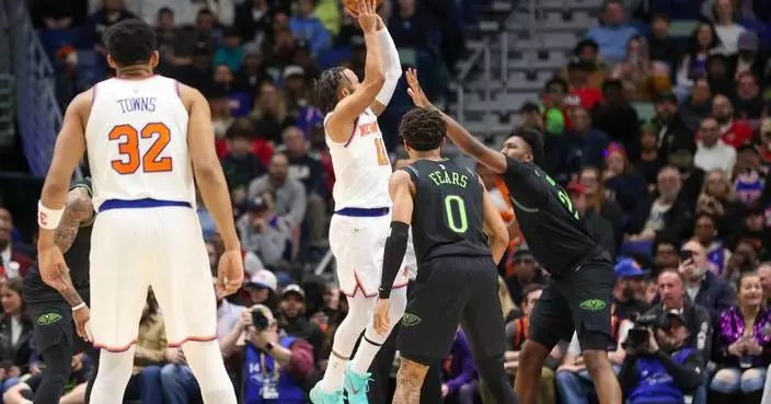 Brunson's double-double helps the Knicks outlast Zion Williamson and the Pelicans, 130-125