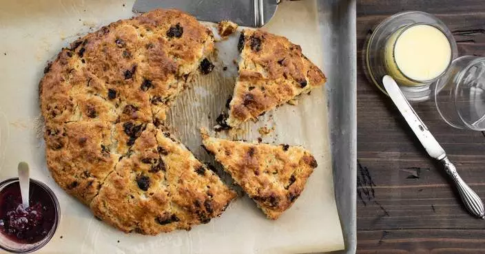 Dried cherry scones are a simple treat for the post-holiday breakfast table