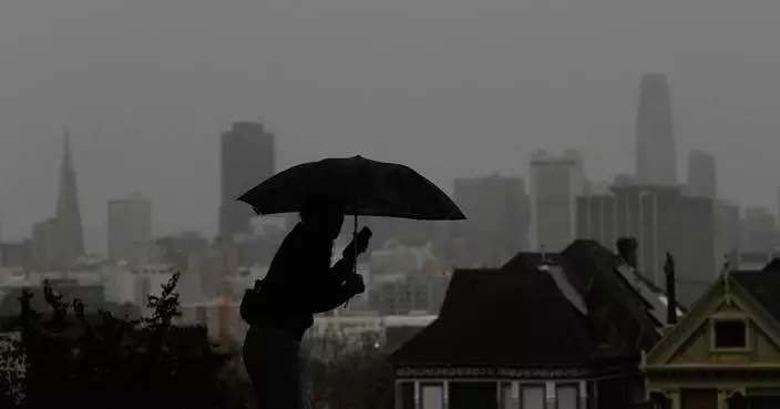 Powerful holiday storm lashes Southern California and threatens mudslides in fire-scarred areas