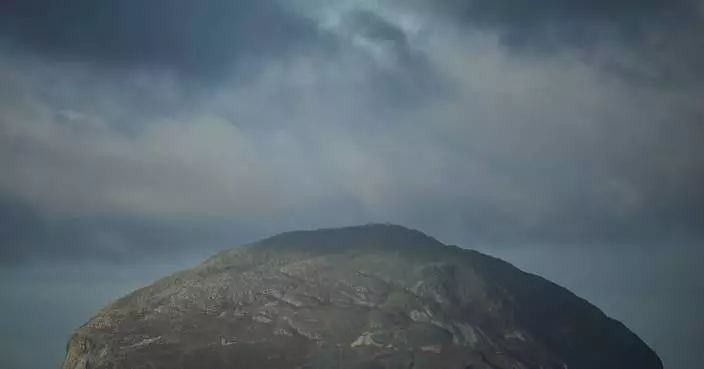 An uninhabited Scottish isle is home to the golden granite used in Olympic curling stones