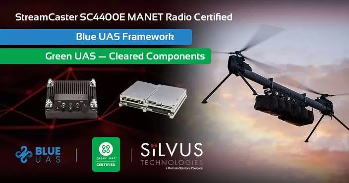 Silvus StreamCaster 4400 Enhanced MANET Radio Receives Department of Defense (DoD) Certification for Secure U.S. Military Drone Operations