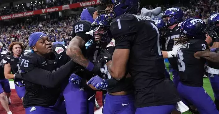 Seals and Payne rally TCU past No. 16 USC for 30-27 overtime victory in Alamo Bowl