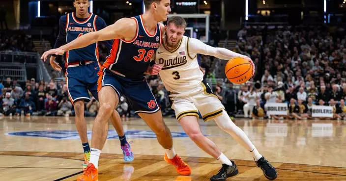 Kaufman-Renn scores 18 points and Smith has 14 assists as No. 6 Purdue routs No. 21 Auburn, 88-60