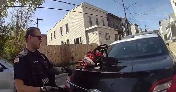 Jury convicts man who wore clown mask, brandished chain saw in upstate New York neighborhood