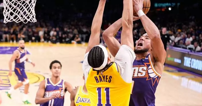 Suns' Devin Booker ruled out before halftime with right groin injury