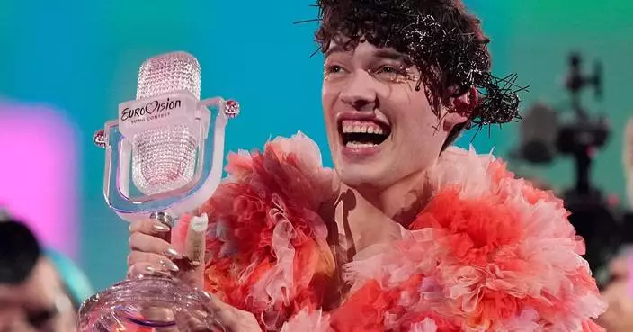 Eurovision champion Nemo returns the winner's trophy to protest Israel's inclusion