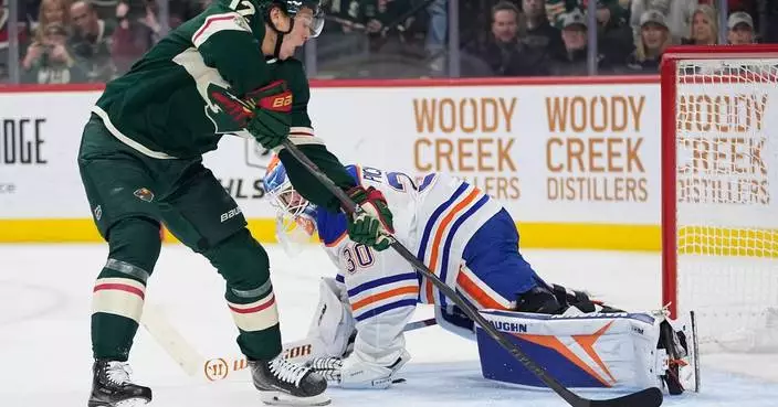 Matt Boldy scores twice, Wild beat Oilers 5-2 for 7th straight victory
