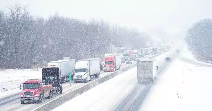 Photos of the first major winter storm blanketing the Northeast