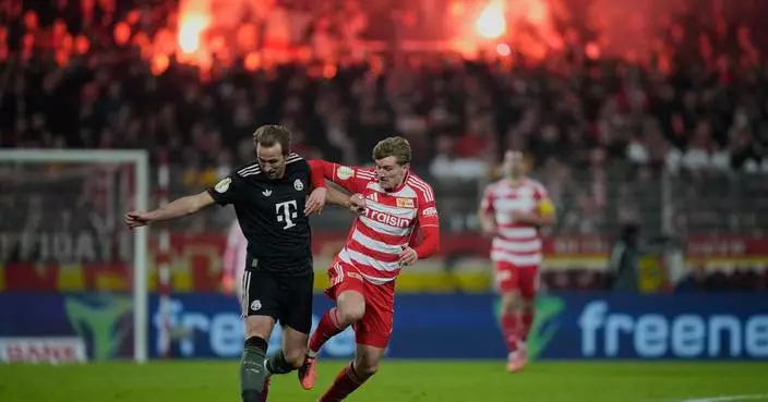 Harry Kane scores as Bayern beats Union Berlin to reach German Cup quarterfinals