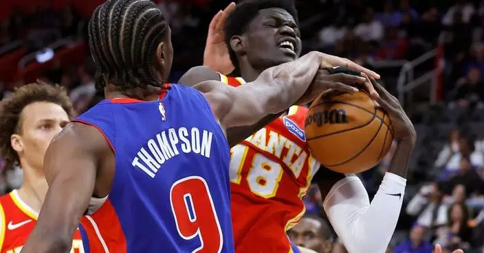 Pistons tie NBA record for scoring balance in 142-115 win over Hawks