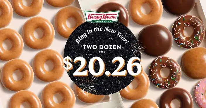 KRISPY KREME® Gives Fans Two Sweet Ways to Ring in the New Year, Dec. 30 through Jan. 1