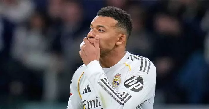 Real Madrid&#8217;s Mbappé has limited training session ahead of Man City match in Champions League