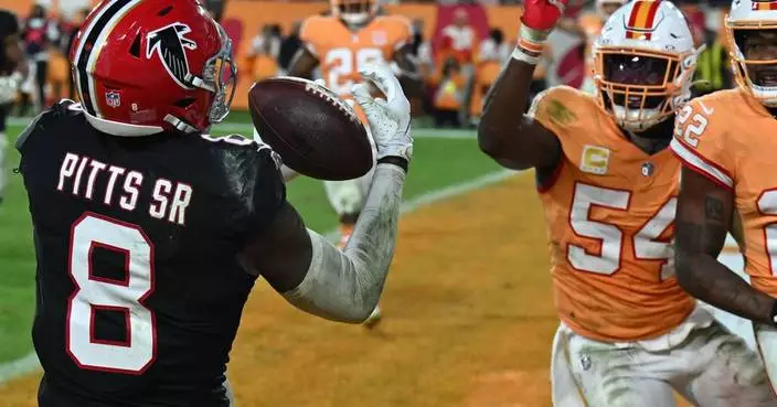 Pitts&#8217; performance is most productive by NFL tight end since 1996, helps Falcons beat Bucs