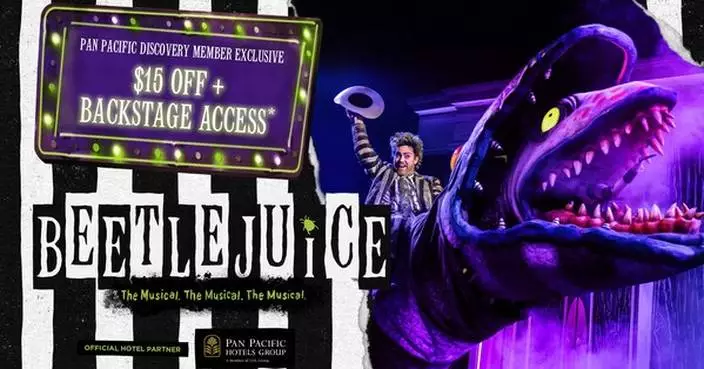 Pan Pacific Hotels Group Named Official Hotel Partner for the Singapore Premiere of Broadway's Beetlejuice The Musical