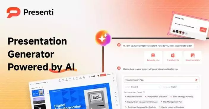 Presenti.ai Launches Enhanced AI Presentation Maker, Positioned as Powerful Gamma Alternative