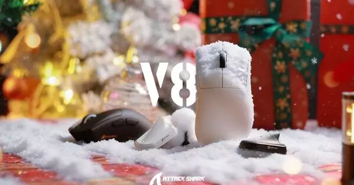 ATTACK SHARK Unveils V8: A Next-Generation Lightweight Wireless Gaming Mouse Built for Competitive Dominance