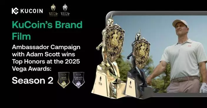 KuCoin and Casual Films Celebrate Top Honors for KuCoin Brand Film Featuring Adam Scott at the 2025 Vega Awards: Season 2