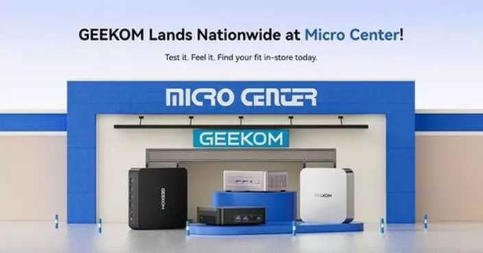 GEEKOM officially partners with Micro Center, allowing consumers to experience the future of computing firsthand.