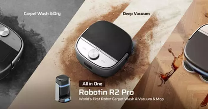 Robotin Unveils World's First Modular Robot Carpet Wash &amp; Vacuum &amp; Mop at CES 2026