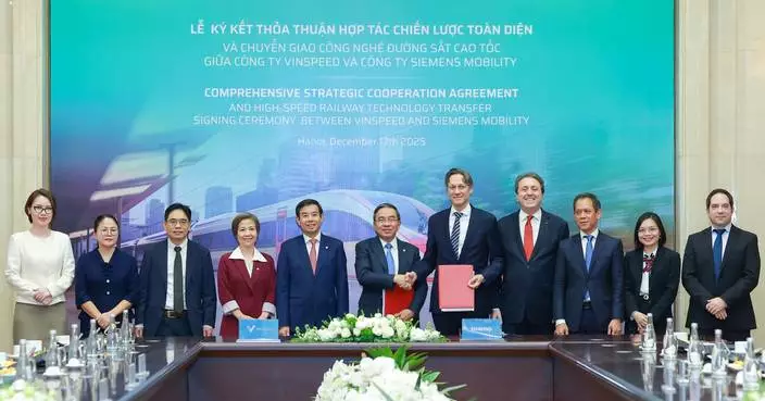 VinSpeed and Siemens Mobility sign a comprehensive strategic cooperation agreement on high-speed rail