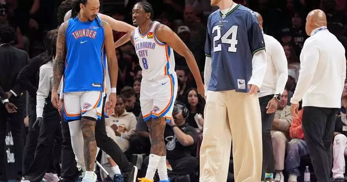Thunder’s Jalen Williams is out with a right hamstring strain