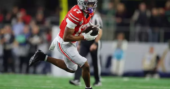 Ohio State's Carnell Tate declares for NFL draft after standout season