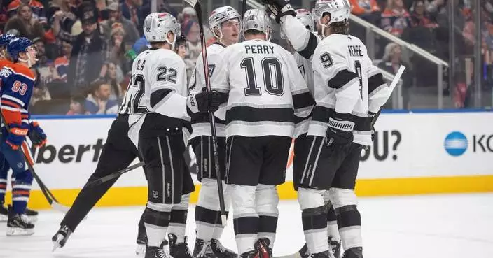 Kempe scores lone shootout goal to lift Kings past Oilers, 4-3