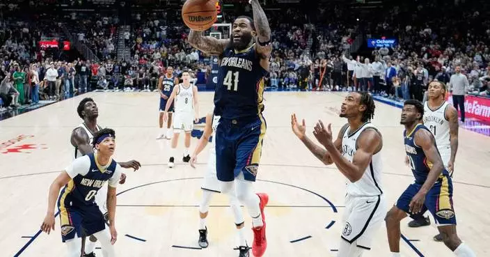 Murphy’s 34 points and Bey’s clutch play push the Pelicans past the Nets, 116-113
