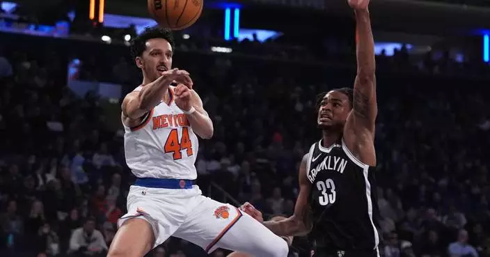 Knicks crush Nets 120-66 to end their 4-game skid with the most lopsided win in franchise history