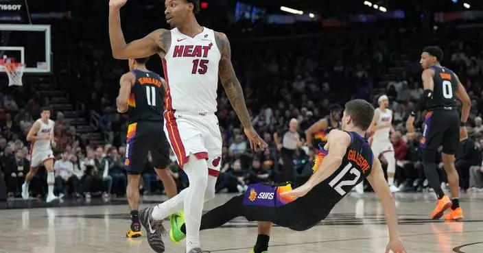 Heat beat short-handed Suns 111-102 in short turnaround behind Adebayo’s 22 points