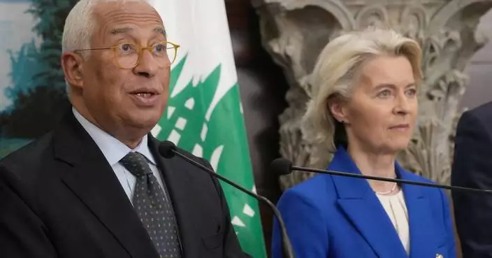 Visiting EU leaders pledge to support Syria's recovery after years of civil war