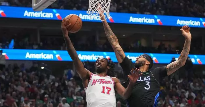 Davis’ 26 points and Christie’s 24 points lead Mavericks past Rockets 110-104