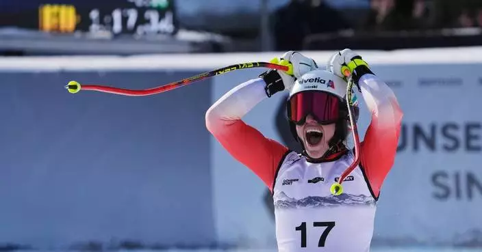 Swiss skier Blanc gives Crans-Montana event home winner with Vonn sitting out day after crash