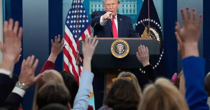 FACT FOCUS: Trump highlights familiar false claims as he reviews his first year back in office