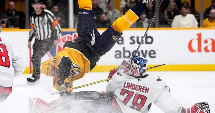 Roman Josi's goal, 2 assists lead Predators over Capitals 3-2